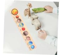 CORHAD Puzzle Système Solaire Bois pour Garçon Fille Apprentissage Majors Jeu Éducatif Science Cognition