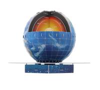 CORHAD Puzzle Terre 3D Structure Modèle DIY pour Enfants, Globe Planète Terre Éducatif sans Colle, Puzzle Système Solaire pour Garçons et Filles 8-10 Ans, Jouet Pédagogique à Assembler Facilement