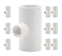 CORHAD Raccord en T PVC pour Abreuvoir Automatique 10pcs, Design 360 Degrés, Usage Polyvalent, Adapté aux Environnements Agricoles pour Canards et Cailles