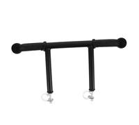 CORHAD Rallonge de Poignée de Poussette Noire Double Tube pour Garçon et Filles, Accessoire Plastique Ergonomique, Rehausseur de Guidon Compact, Adapté Poussettes Tout-petits, Fixation