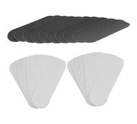 CORHAD Recharges Réutilisable en Abrasif 20pcs à Papier Pieds Limes pour Facile à Nettoyer et des pour Pédicure Professionnelle Soins Peau Craquelée