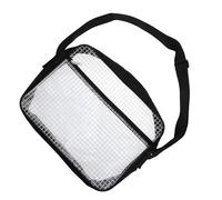 CORHAD Sacoche à Bandoulière Transparente PVC avec Grille Anti-Statique Petit Poche de Rangement Multifonction pour Outils et Accessoires Design Moderne Unisexe Pratique Quotidien