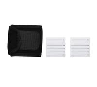 CORHAD Sangle de Main pour Greffe de Cils 2 Pièces en Coton Noir avec Dragonne Mobile, Kit Pratique pour Extension de Cils Adapté à Presque Toutes les Tailles de Mains