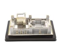 CORHAD Sculpture Résine Miniature du Temple de Jérusalem Modèle de Décoration Religieuse pour Bureau et Maison Ornement de Table Artisanat Soigné Symbole Culturel Sacré