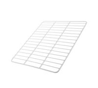 CORHAD Séparateur D’Étagère Métallique pour Congélateur 45X40 CM Grille Blanche Robuste en Fil Métallique Organisateur Amovible pour Rangement Alimentaire Adapté Usage Commercial et