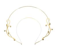 CORHAD Serrage-tête Ancien Doré Élégant en Alliage, Coiffure Vintage Chic Facile à Porter pour Mariage et Bal, Accessoire Coiffure Qui Attire le Regard