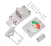 CORHAD Serrure de Porte Verrouillage Robuste Indicateur Rouge et Vert en Alliage de Zinc et Acier Inoxydable et Fonction Partition pour Bureaux et Espaces Publics
