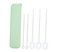 CORHAD Set de Brosses Nettoyantes pour Biberons et Pailles Poils Doux pour Nettoyage sans Rayures avec Rangement Pratique pour Gourdes et Bouteilles