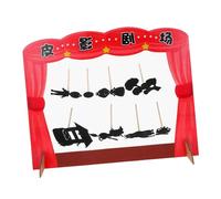 CORHAD Set de Marionnettes Ombres Artisanales pour Garçon Fille Kit DIY Théâtre Ombres Chinois Éducatif et Créatif Jeu Expression et Conte Interactif pour Filles et Garçons