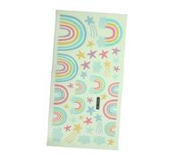 CORHAD Stickers Muraux Phosphorescents Étoiles et Arc-ciel Décoration Lumineuse DIY pour Chambre Garçon Fille Autocollants Repositionnables pour Plafond et Murs Ambiance Rêveuse Garçon