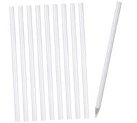 CORHAD Stylo à Pointiller en Bois Blanc pour Nail Art Professionnel ou Diy, Outil Auto-adhésif Précis pour Faux Ongles et Ongles Naturels, Lot de 10 Pièces