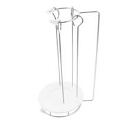 CORHAD Support Brochette Barbecue en Acier Inoxydable avec Set Accessoires, Design Ergonomique Facile à Ranger pour Barbecue Entre Amis et Famille
