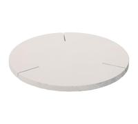 CORHAD Support de Cuisson Ignifugé pour Poterie et Bijoux Planche en Céramique Ronde 20 CM Résistante à Haute Température Piliers Robustes Accessoire Professionnel pour Atelier de