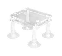 CORHAD Support de Pompe Submersible Anti-Sable en Acrylique Surélevé Grand Format Coussinet Antichoc Double Couche pour Aquarium Adapté Pompe Immergée et Usage Poisson et Tortue