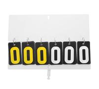 CORHAD Tableau de Score Portable à Chiffres pour Sports et Jeux de Table Mécanisme de Changement Rapide Léger et Compact pour Usage Intérieur et Extérieur