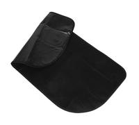 CORHAD Tapis de Cheminée Ignifuge Semi-Circulaire en Polyester et PVC, Résistant à Haute Température, Protection Antidéflagrante pour Foyers et Barbecue Intérieur
