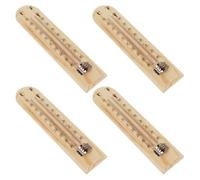 CORHAD Thermomètre mural bois 4 pièces pour fermentation et conditions de stockage, instrument de mesure de température, intérieur