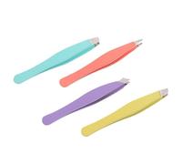 CORHAD Tondeuse à Sourcils en Acier Inoxydable 4 Pièces, Pince à Épiler Mini pour Sourcils, Accessoire Beauté Femme pour Usage Quotidien
