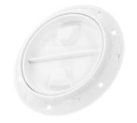 CORHAD Trappe de Pont Ronde Blanche 4 Pouces ABS pour Yacht et Kayak