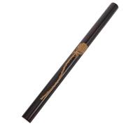 CORHAD Tube Portable de Rangement pour Bâtonnets de Parfum en Bois Foncé avec Couvercle Protection Organisée pour Voyages et Visites au Temple