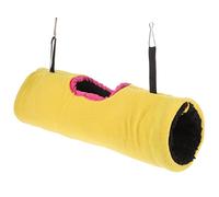 CORHAD Tunnel De Jeu pour Hamsters Et Rongeurs Hamster Tunnel Douillet Cylindre avec Cachette Sécurisée pour Chinchillas Et Cochons Accessoire pour Animaux De Compagnie