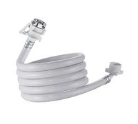 CORHAD Tuyau De Remplissage De Lave-linge En Acier Inoxydable Pvc De 2 5 M - Flexible Et Anti-fuite - Ajustement Universel Pour Les Machines À Laver - Tuyau De
