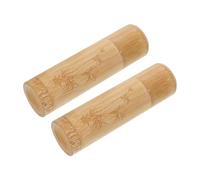 CORHAD Urne Cinéraire pour Animal De Compagnie en Bambou Solide, Coffret Commémoratif X2, Petite Taille, pour Cendres Incinérées, Usage Intérieur pour Chiens Et Chats