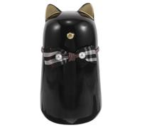 CORHAD Urne funéraire décorative pour Animaux de Compagnie : Récipient à Cendres en céramique en Forme de Chat pour la crémation - Boîte de présentation commémorative décorative pour Animaux