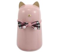 CORHAD Urne funéraire décorative pour Animaux : Récipient à Cendres en céramique en Forme de Chat pour crémation - Boîte de présentation commémorative décorative pour Animaux de Compagnie -