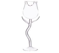 CORHAD Verres à Vin Rouge de Fleur de Rose Base Solide Design Créatif et Délicat pour Hôtel et Anniversaire