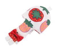 CORHAD Vêtement pour Perroquet avec Motif Fraise Vol Ajustable Et Réutilisable pour Oiseaux De Compagnie pour Prévenir Fuites Et Oiseau Adorable