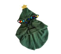 CORHAD Vêtements de Noël pour Animaux de Compagnie Cape en Tissu Doux Taille M pour Chiens Costume Halloween Festif Manteau Léger et Confortable pour Fêtes et Photos