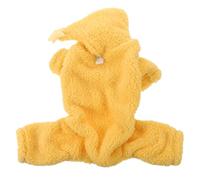 CORHAD Vêtements pour Chien doublés en Polaire - Sweat à Capuche pour Petit Chien - Pyjama Mignon à étoiles, Pull Doux, Manteau pour Chiot, Chemise d'hiver Confortable pour l'intérieur,