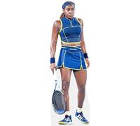 Cori Gauff (Blue) Silhouette en Carton Grandeur Nature