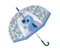 CORIEX Parapluie STITCH - Parapluie long dôme transparent coupe-vent avec ouverture de sécurité