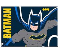Coriex Set de table Batman américain plus hommage - Ensemble de table Batman - 2 pièces - Bleu foncé - Octogonal