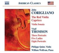Corigliano: The Red Violin Caprices / Thomson: Three Portraits; Five Ladies; Eight Portraits by Quint (2008-05-27)