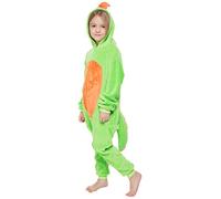 corimori 1851 (Plusieurs Modèles) Grenouillère Enfant, Combinaison Pyjama pour Garçons Et Filles, Kigurumi Animal, Byte Le Dinosaure, Taille 9-11 Ans