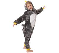 corimori 1851 (Plusieurs Modèles) Grenouillère pour Garçons Et Filles, Combinaison Pyjama, Kigurumi Animal Manchot, Pablo Le Pingouin, Taille 3-5 Ans