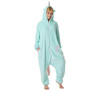 corimori 1852 (Plusieurs Modèles) Combinaison Animal Costume, Grenouillère Polaire Hommes Femmes, Tenue Lounge, Jade la Licorne, Taille 160-170 cm