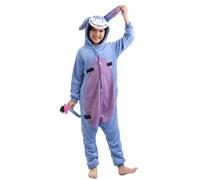 corimori Costume d'animal pour enfant Onesie 12 âne bleu, 140 cm