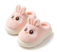 corimori Pantoufles en peluche en forme de lapin - Pantoufles en forme de lapin - Taille 33-39, Rose, 36/37 EU