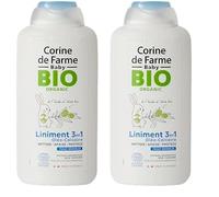 Corine de Farme -3 en 1 Liniment Oléo-Calcaire - Certification Bio ECOCERT COSMOS, Enfants - 500ml (Lot de 2)