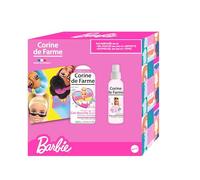 Corine de Farme - Coffret Barbie : Eau Parfumée 150ml + Gel Douche 2en1 300ml + Serviette Microfibre - Parfum Fleur de Tiaré et Freesia - Ingrédients Naturels