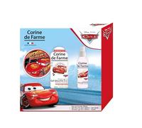 Corine de Farme - Coffret Cars : Eau Parfumée 150ml + Gel Douche 2en1 300ml + Serviette Microfibre Enfant, Parfum Musc Fruité et Pomme, 96% Naturel, Dès 3 Ans