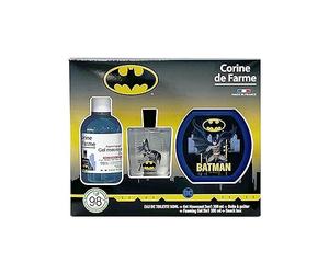 Corine de Farme Coffret Enfant Batman EDT50 + Bain Moussant + Goûter | Coffret Enfant - Pomme Gourmande - 93 % D'Origine Naturelle - Eau De Toilette & Gel Moussant 3 En 1