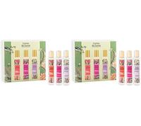 Corine de Farme - Coffret Parfums Monosenteurs Floral 3x30ml - Musc Blanc - Fleur d'Oranger - Framboise - Parfum Frais et Élégant - Superposition Unique (Lot de 2)