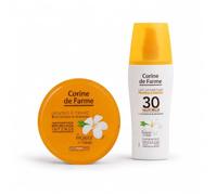 Corine de Farme Duo Protection & Bronzage Intense - Lait Protect & Bronze SPF30 + Graisse à Traire Accélérateur de Bronzage - 2 x 150 ml