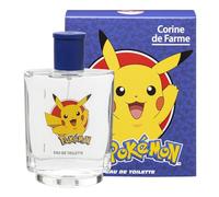 Corine de Farme, Eau de Toilette 50ml Pokémon- Parfum Enfant Frais et Électrisant - Notes de Jasmin, Pomme, Ananas, Menthe - Parfum Idéal pour Garçons - Convient à Tout Type de Peau