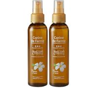 Corine de Farme - Eau Parfumée Tiaré Monoï - Brume de Soin pour Visage, Corps et Cheveux - Hydrate, Rafraîchit et Parfume la Peau - Sans Alcool - 150 ml (Lot de 2)
